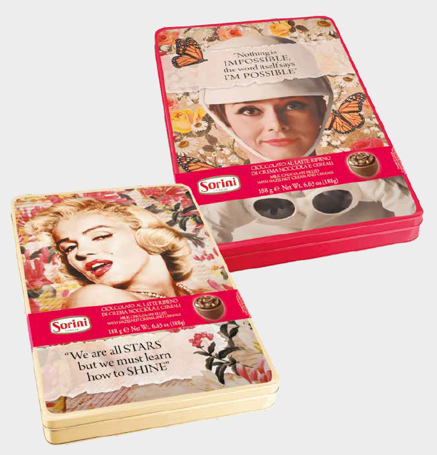 Marilyn &amp; Audrey tins